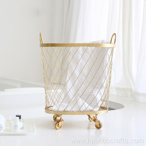 wrought storage basket bathroom laundry hamper basket